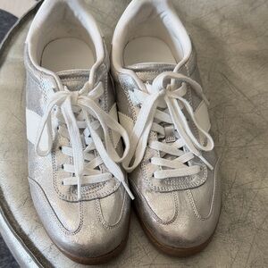 Trendy Mossimo Silver Sneakers